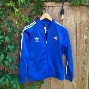 Adidas Blue Jays Zip-Up Jacket/Sweater